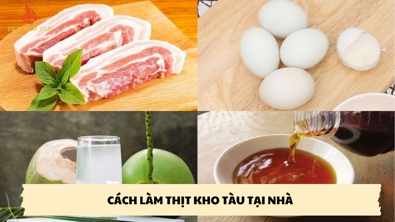 cách làm thịt kho tàu tại nhà